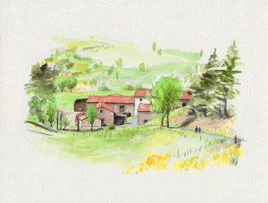 Aquarelle fanny audigé